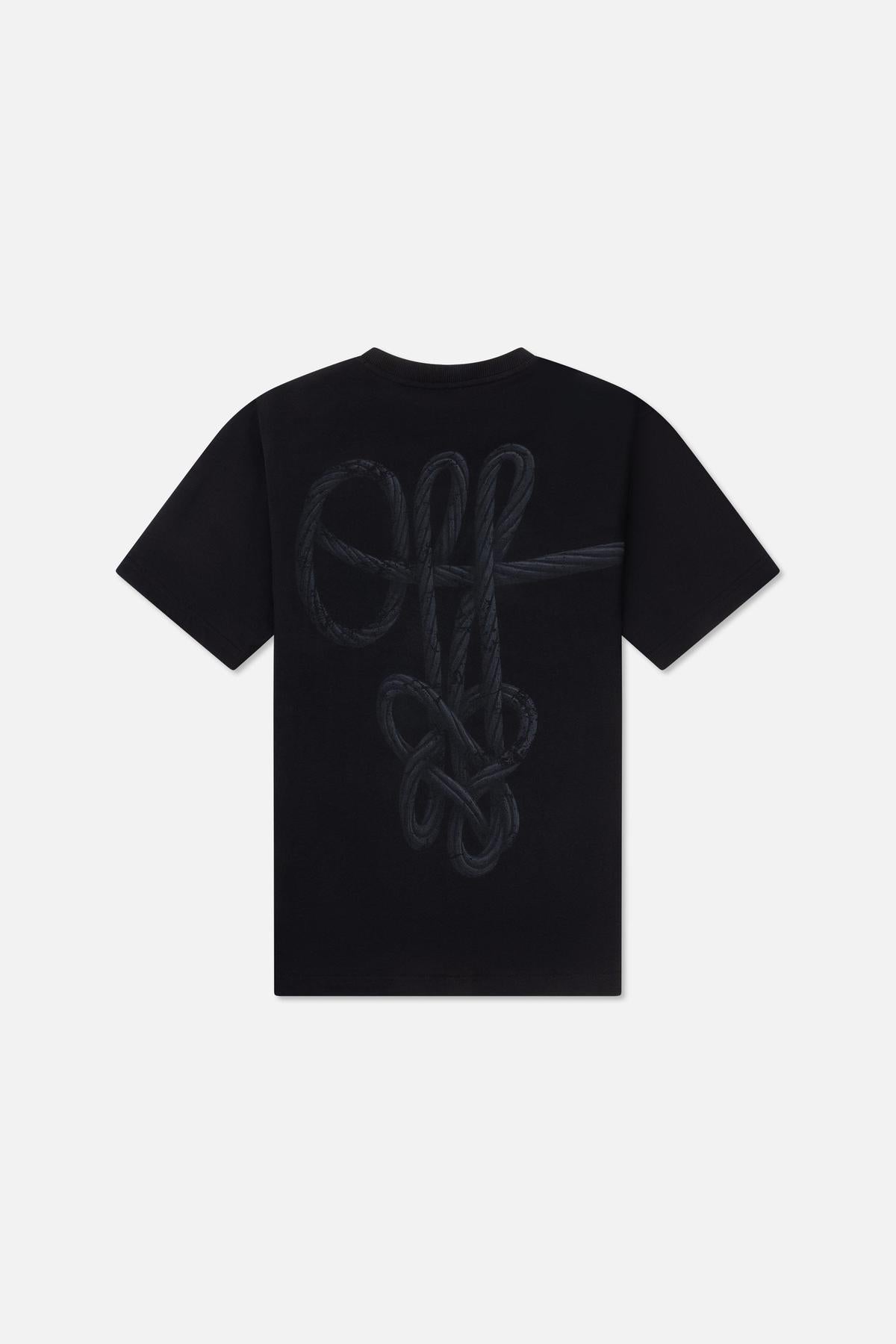 Rope Flow Regular Tee Black
