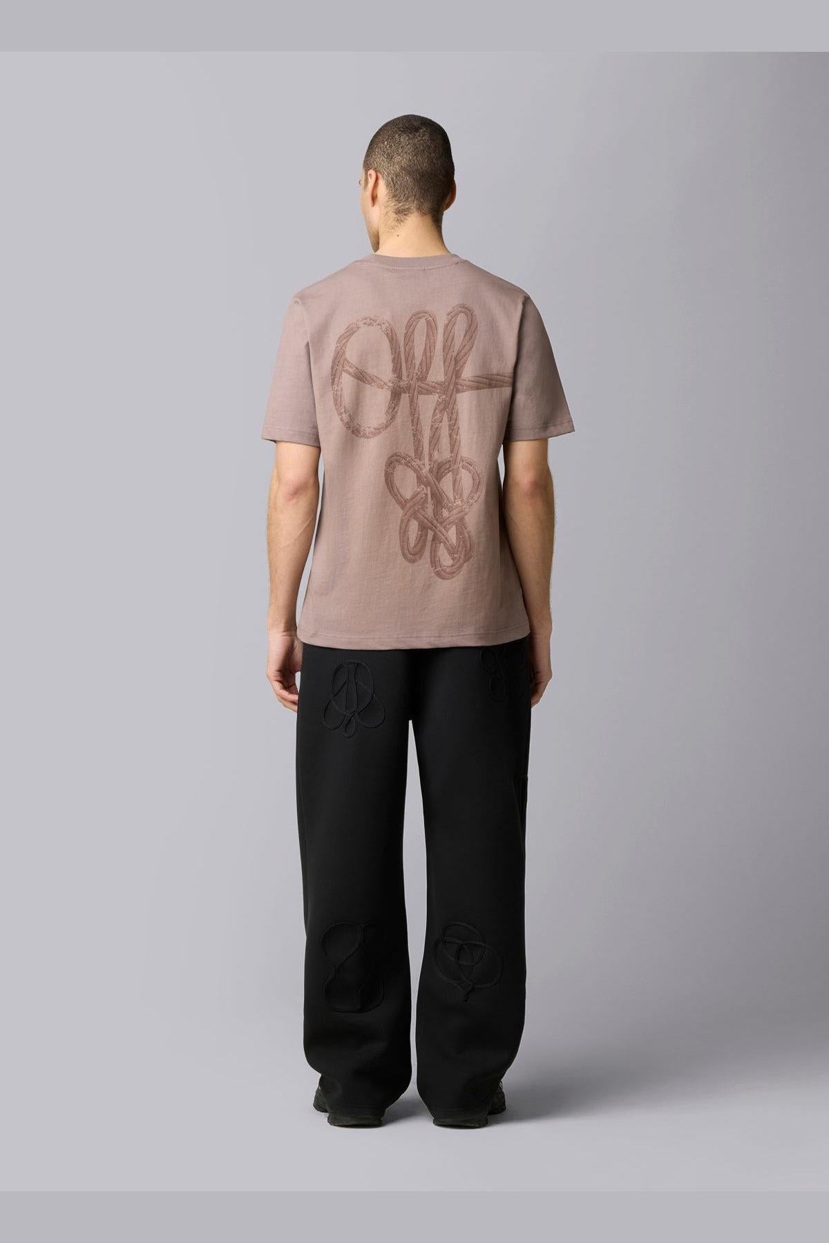 Rope Flow Regular Tee Dark Taupe