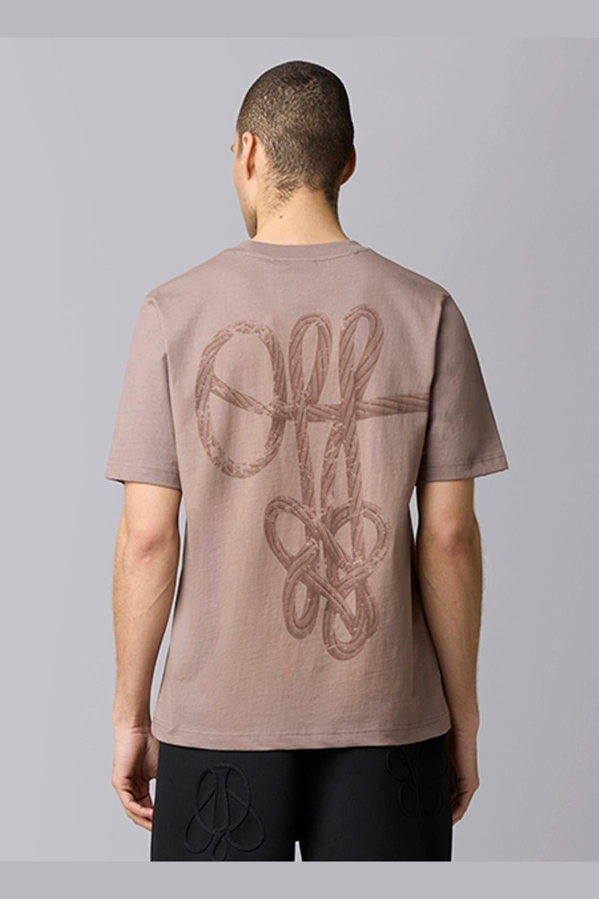 Rope Flow Regular Tee Dark Taupe