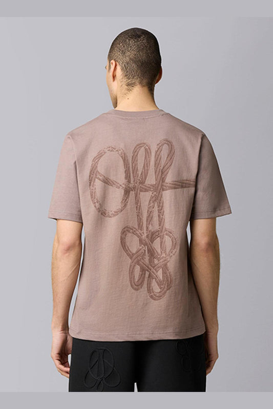 Rope Flow Regular Tee Dark Taupe