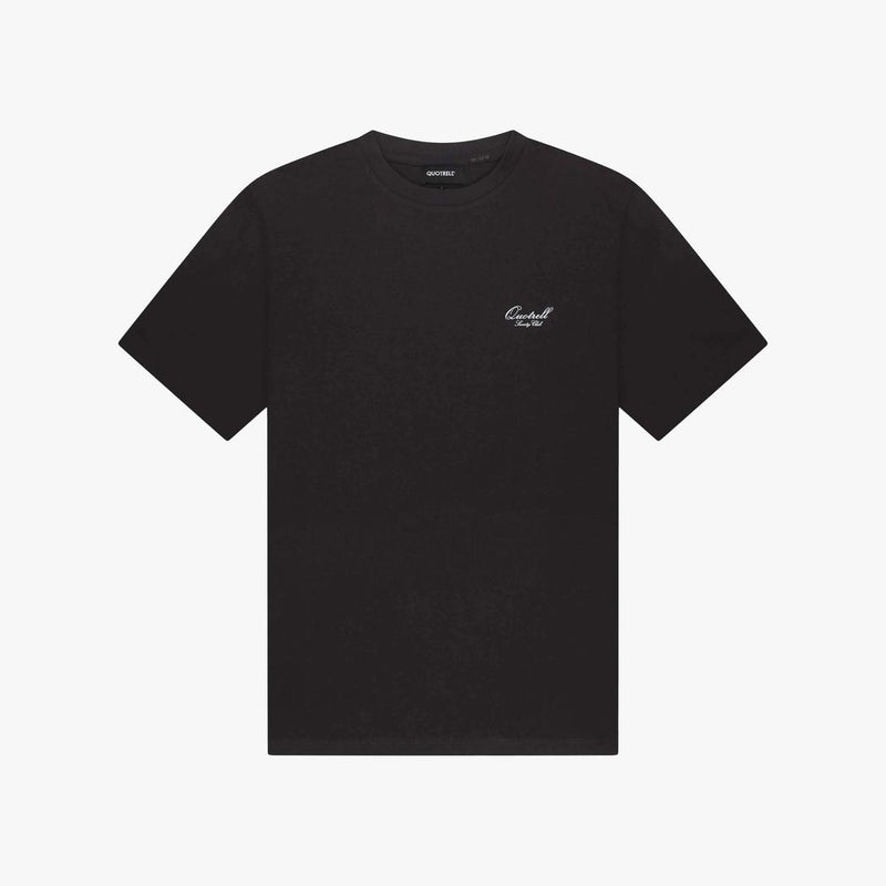 Salud T-shirt BLACK/WHITE-Quotrell-Mansion Clothing