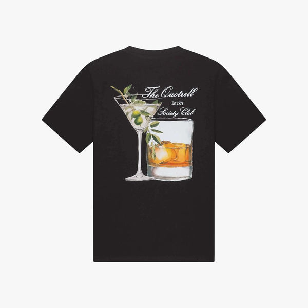 Salud T-shirt BLACK/WHITE-Quotrell-Mansion Clothing
