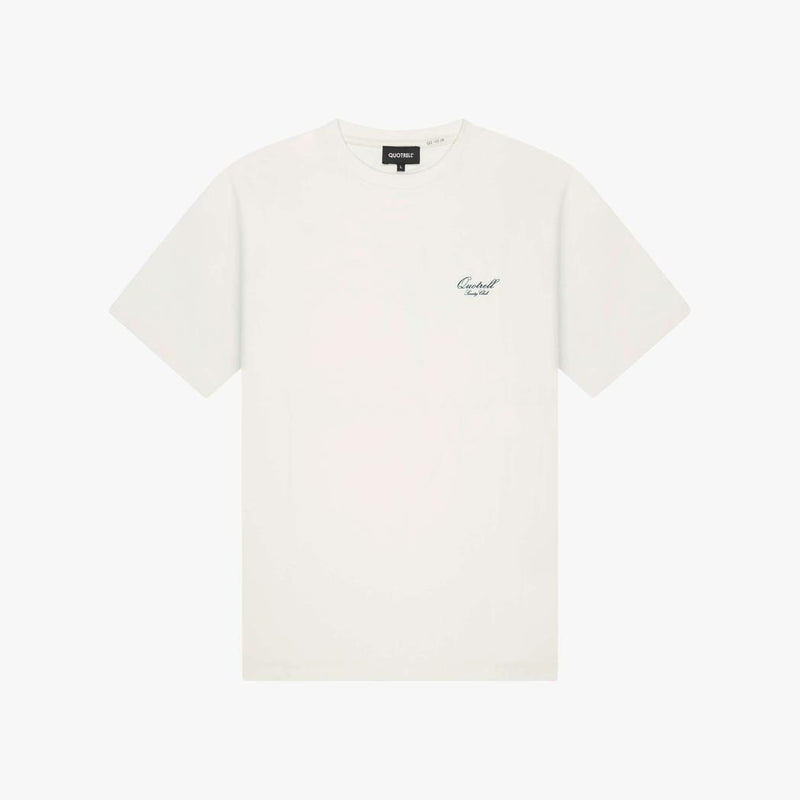 Salud T-shirt OFF WHITE/GREEN