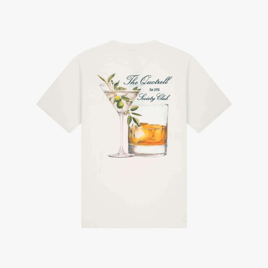 Salud T-shirt OFF WHITE/GREEN