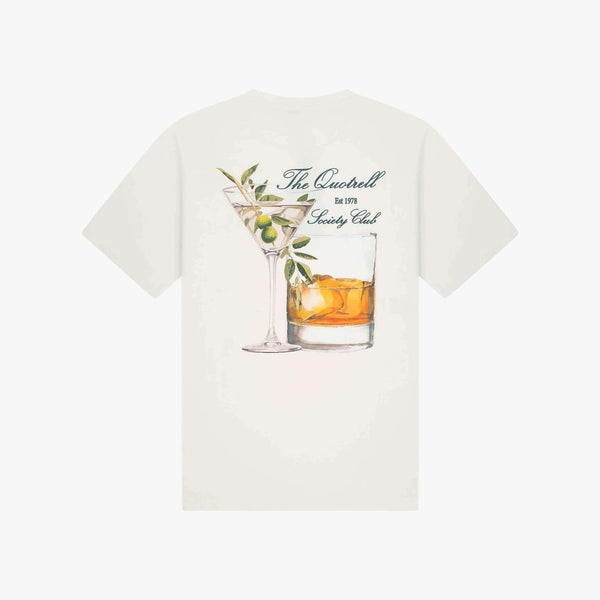 Salud T-shirt OFF WHITE/GREEN-Quotrell-Mansion Clothing