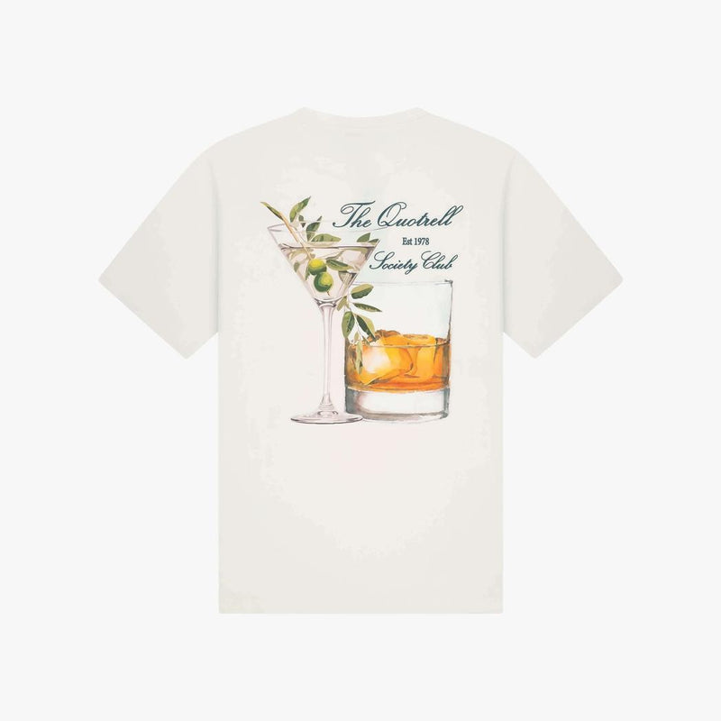 Salud T-shirt OFF WHITE/GREEN