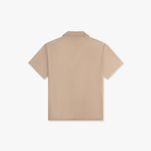 Seersucker Shirt Mushroom-CROYEZ-Mansion Clothing