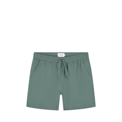 Seersucker Shorts Faded Green-Pure Path-Mansion Clothing