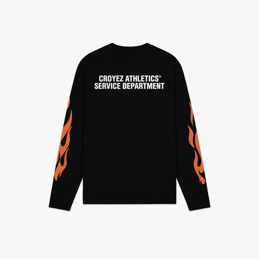 Service Dept Longsleeve Black/Orange