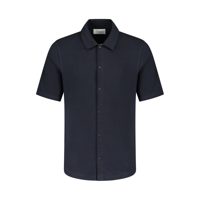 Short Sleeve Jersey Shirt - Navy