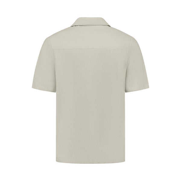 Short Sleeve Twill Shirt Sand