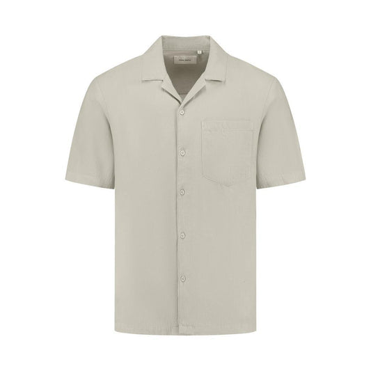 Short Sleeve Twill Shirt Sand