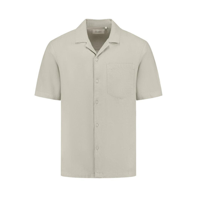 Short Sleeve Twill Shirt Sand