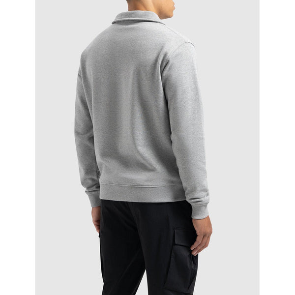 Sideline Wordmark Halfzip Sweater Grey