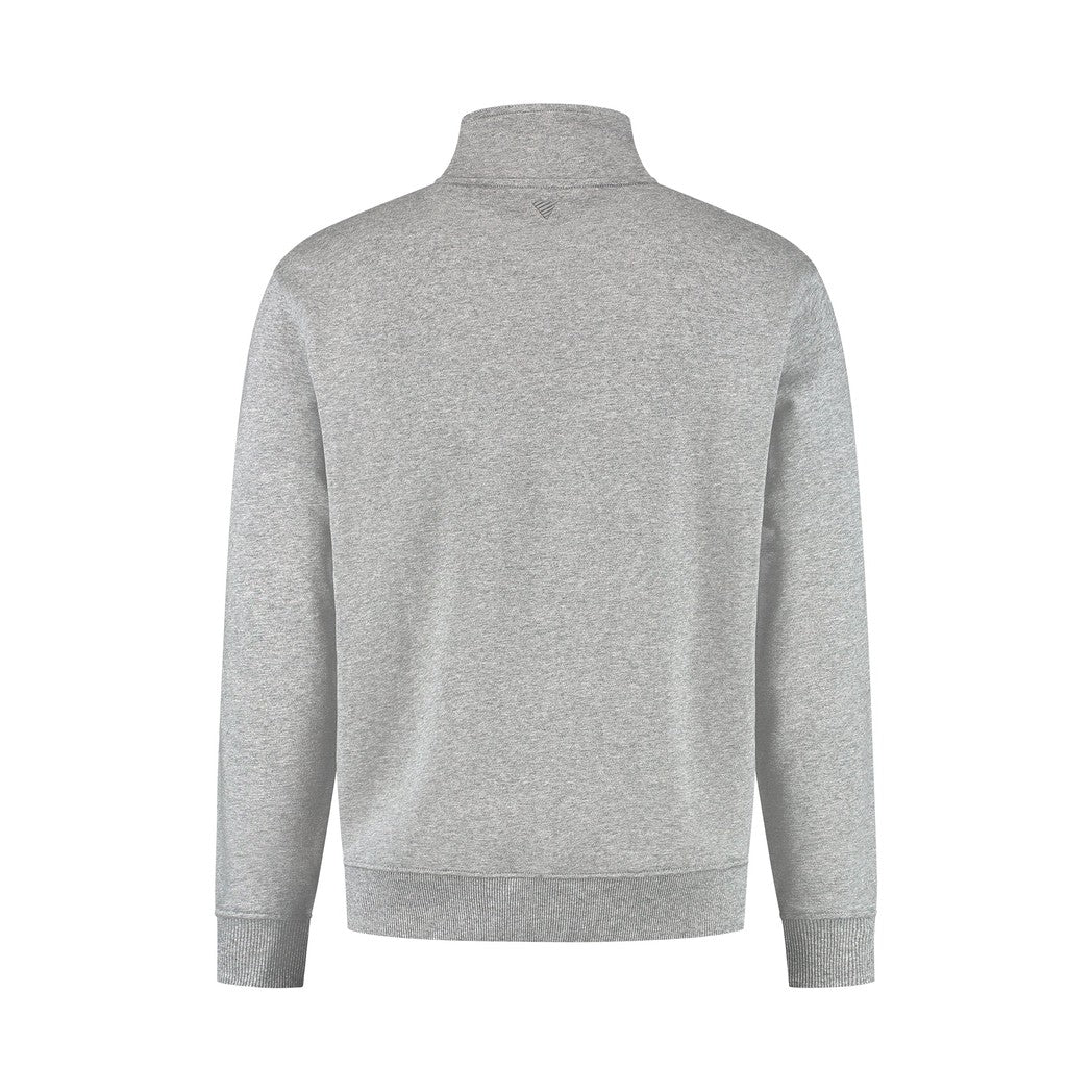 Sideline Wordmark Halfzip Sweater Grey