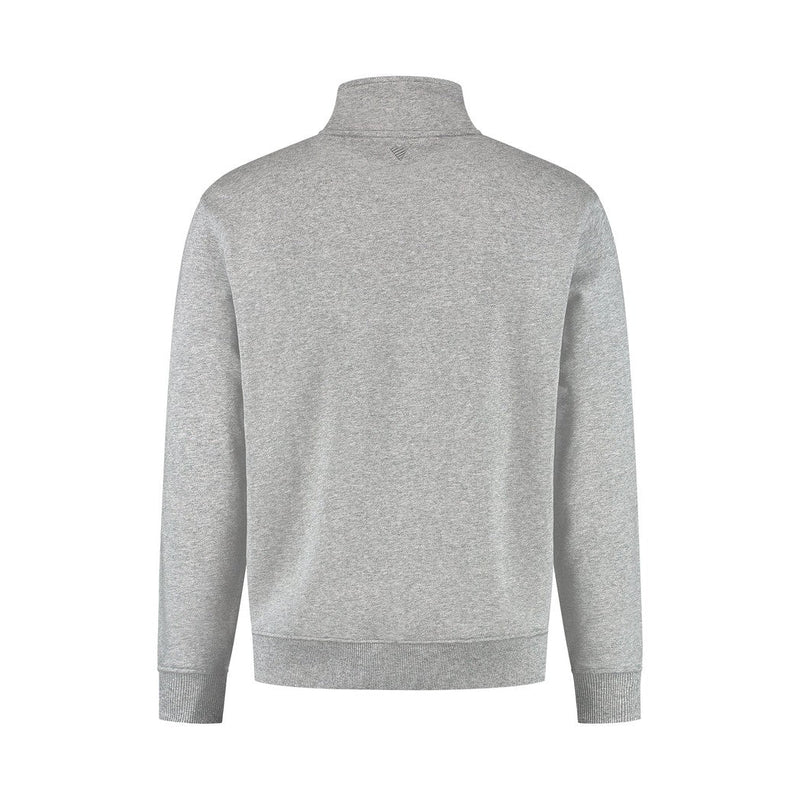 Sideline Wordmark Halfzip Sweater Grey