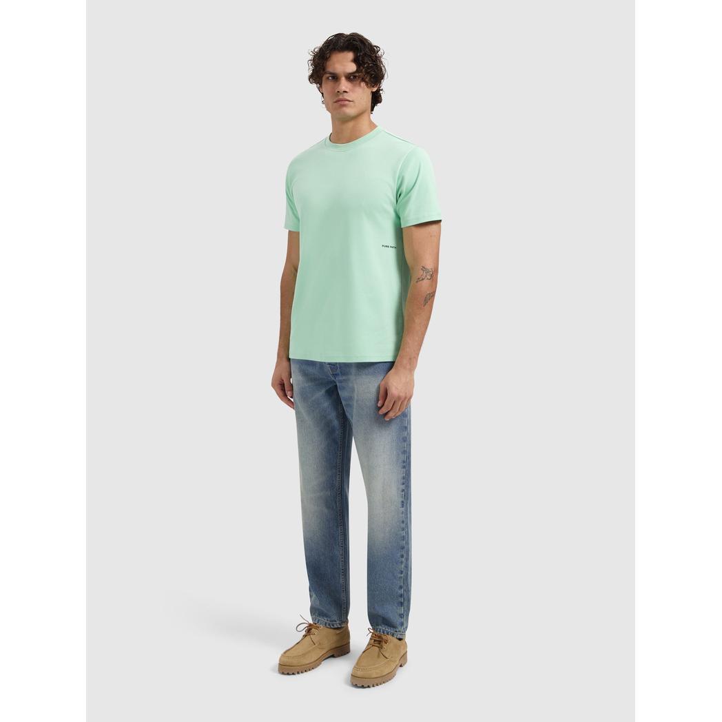 Sideline Wordmark T-shirt Mint-Pure Path-Mansion Clothing