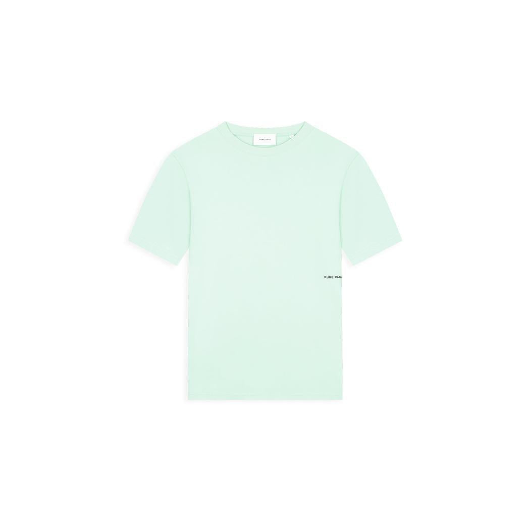 Sideline Wordmark T-shirt Mint-Pure Path-Mansion Clothing
