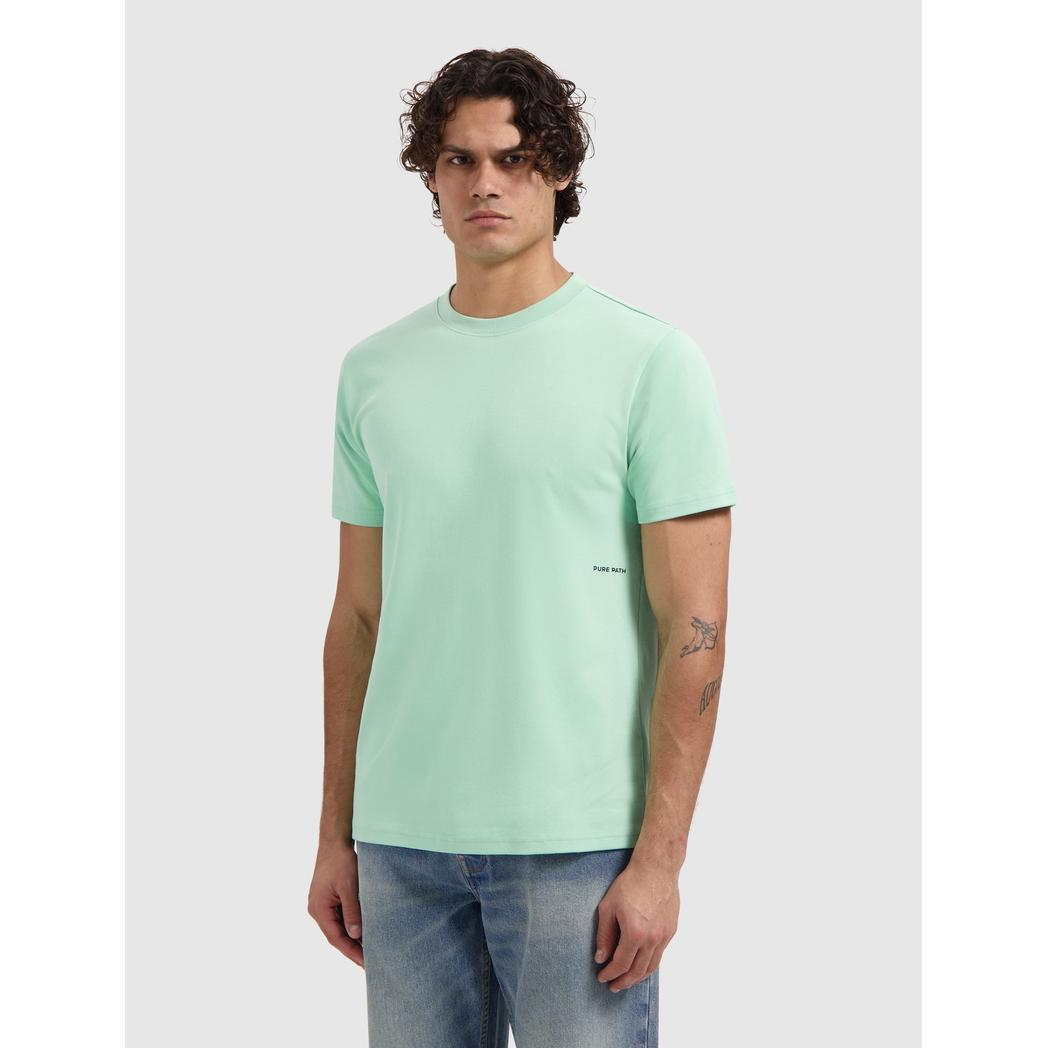 Sideline Wordmark T-shirt Mint-Pure Path-Mansion Clothing
