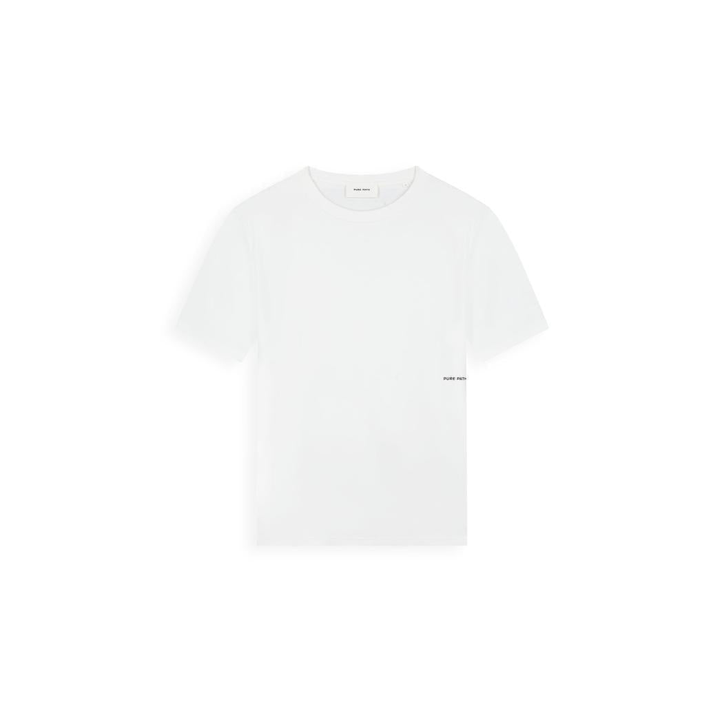 Sideline Wordmark T-shirt Off White-Pure Path-Mansion Clothing