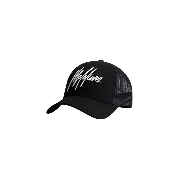 Signature Cap Black/White-Malelions-Mansion Clothing