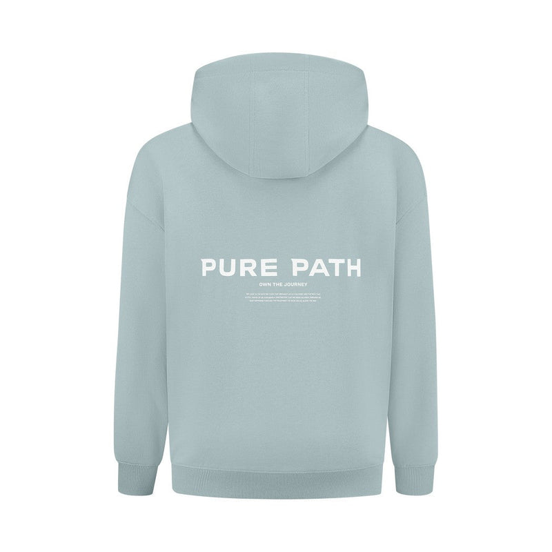 Signature Hoodie Blue Grey