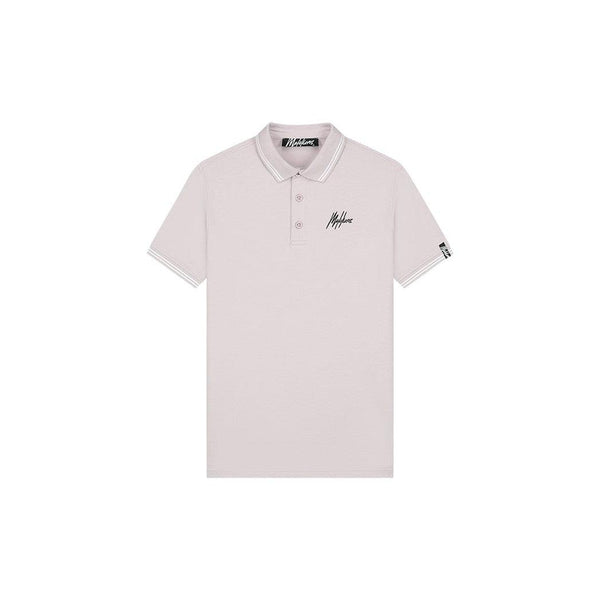 Signature Polo Taupe/White-Malelions-Mansion Clothing