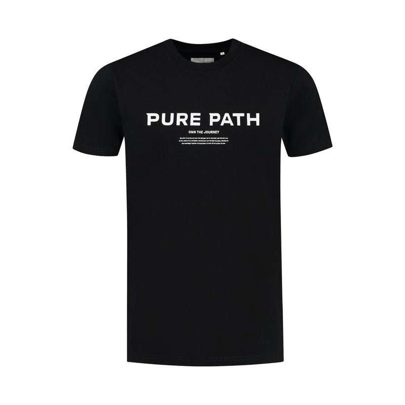 Signature T-shirt - Black-Pure Path-Mansion Clothing