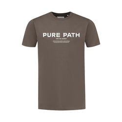 Signature T-shirt - Brown-Pure Path-Mansion Clothing