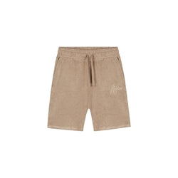 Signature Towelling Shorts Taupe-Malelions-Mansion Clothing
