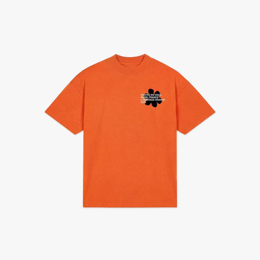 Silhouette T-shirt Orange-CROYEZ-Mansion Clothing