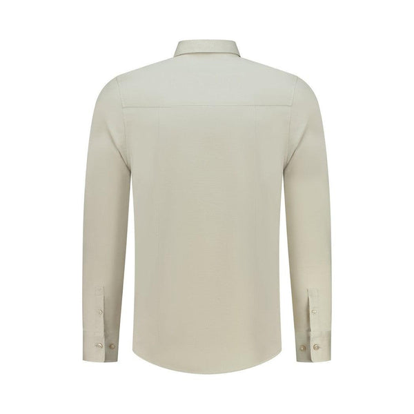 Slim Fit Smart Shirt - Sand