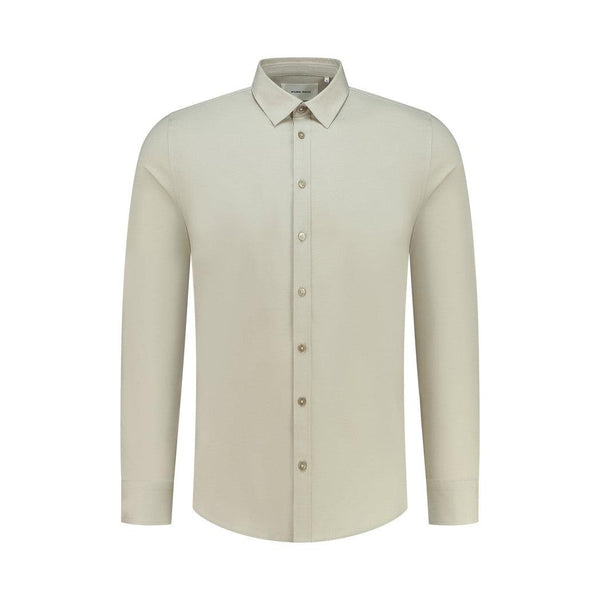 Slim Fit Smart Shirt - Sand