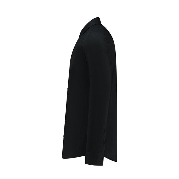 Slim fit Smart Shirt - Black-Pure Path-Mansion Clothing