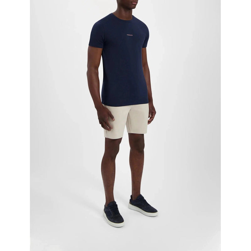 Smart Heavy Jersey Shorts-Purewhite-Mansion Clothing