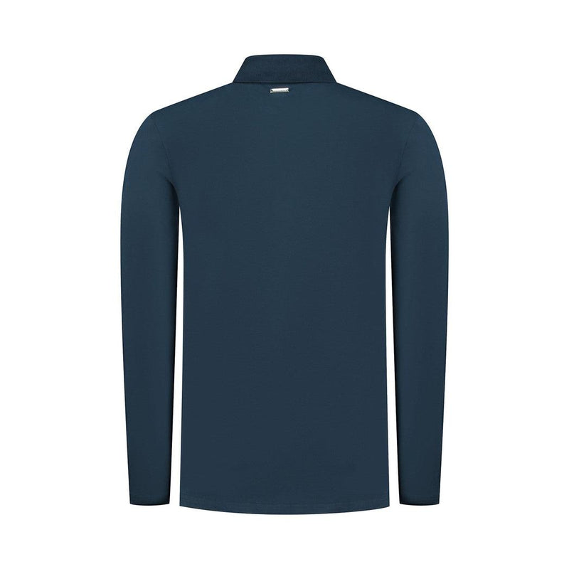 Smart Long Sleeve Polo-Purewhite-Mansion Clothing