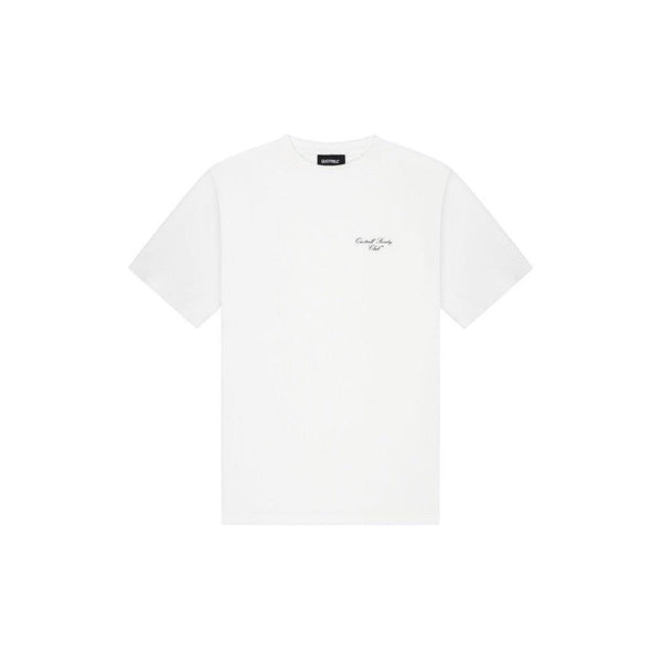 Society Club T-shirt White/Black