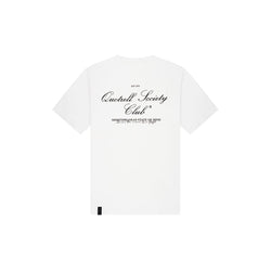 Society Club T-shirt White/Black-Quotrell-Mansion Clothing