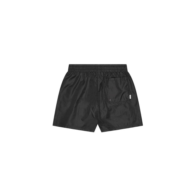 Society Swimshorts Black/White-Quotrell-Mansion Clothing