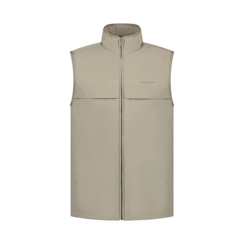 Soft Shell Bodywarmer - Sand-Pure Path-Mansion Clothing