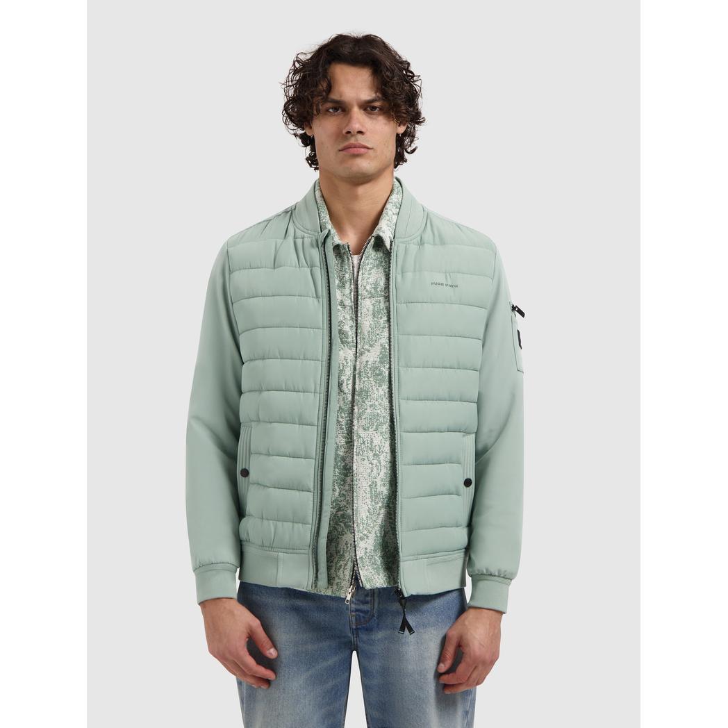 Softshell Padded Jacket Army Green-Pure Path-Mansion Clothing
