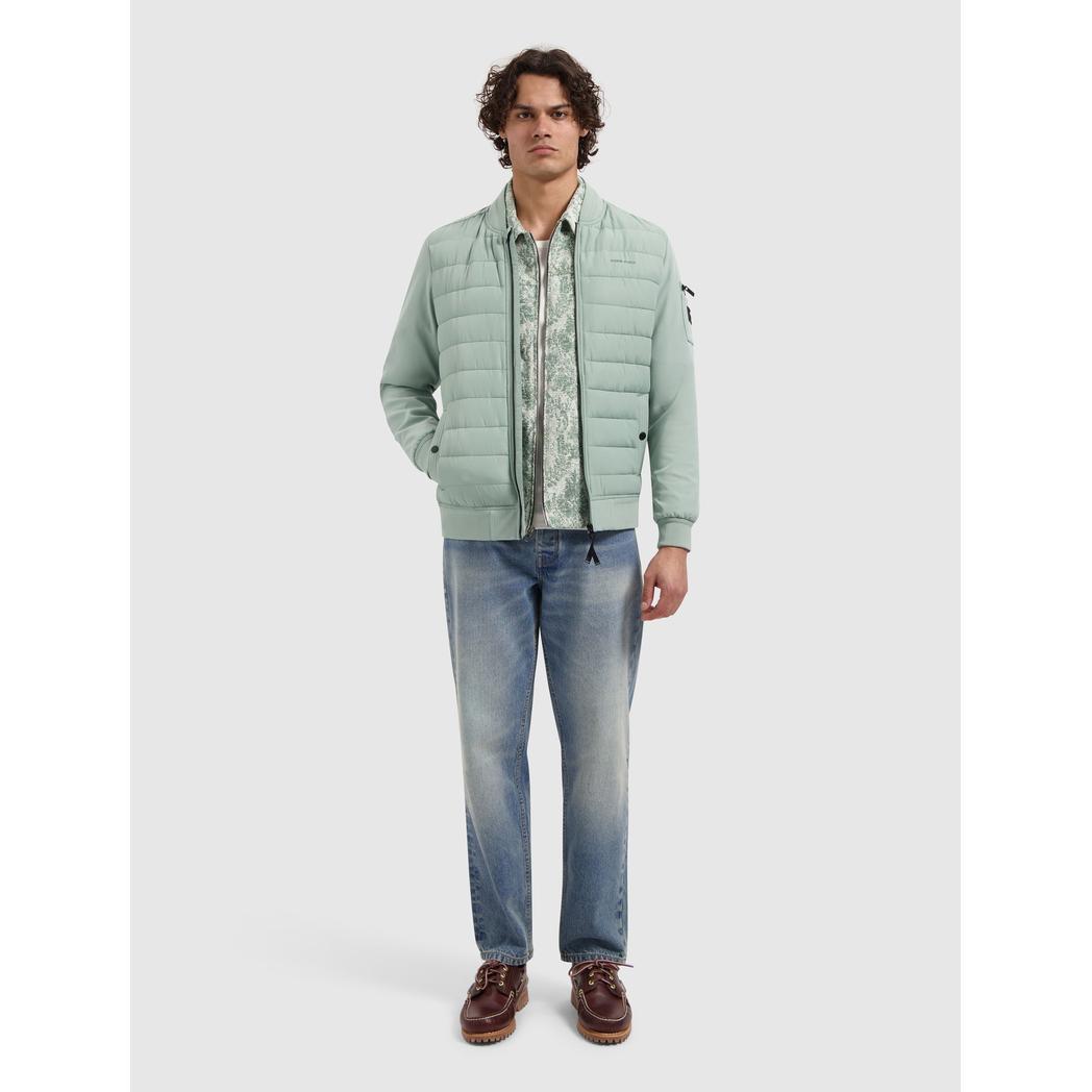 Softshell Padded Jacket Army Green-Pure Path-Mansion Clothing