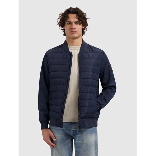 Softshell Padded Jacket Dark Navy-Pure Path-Mansion Clothing