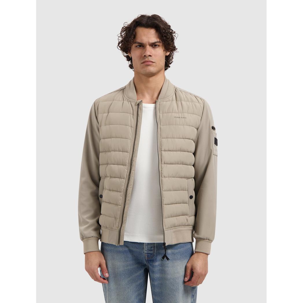 Softshell Padded Jacket Sand-Pure Path-Mansion Clothing
