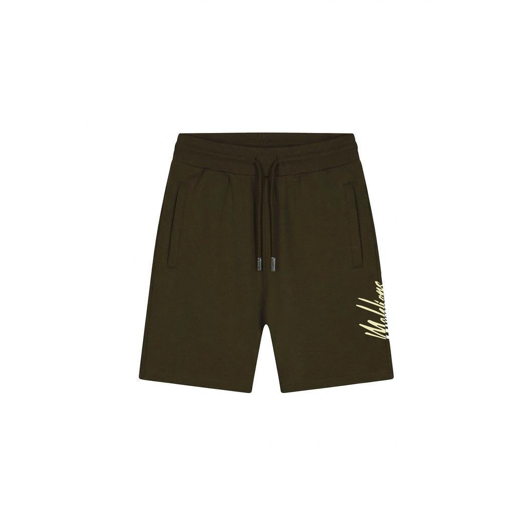 Split Shorts Vintage Green