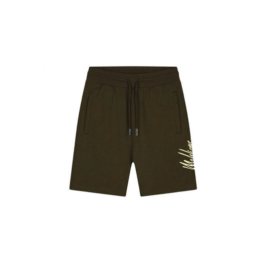 Split Shorts Vintage Green