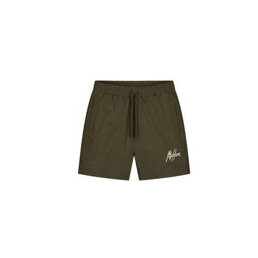 Split Swim Shorts Vintage Green