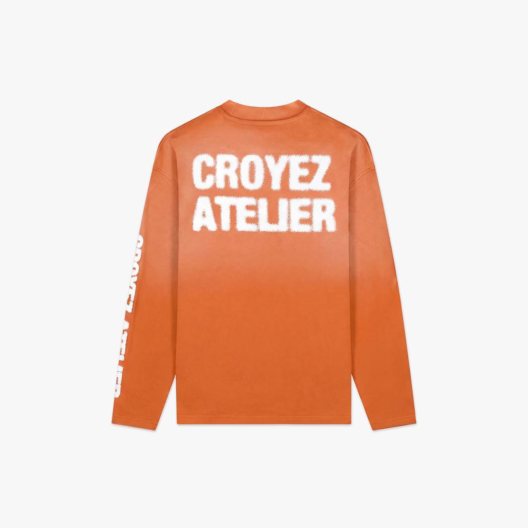 Sprayed Atelier Longsleeve Orange