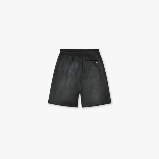 Sprayed Atelier Shorts Black-Croyez-Mansion Clothing