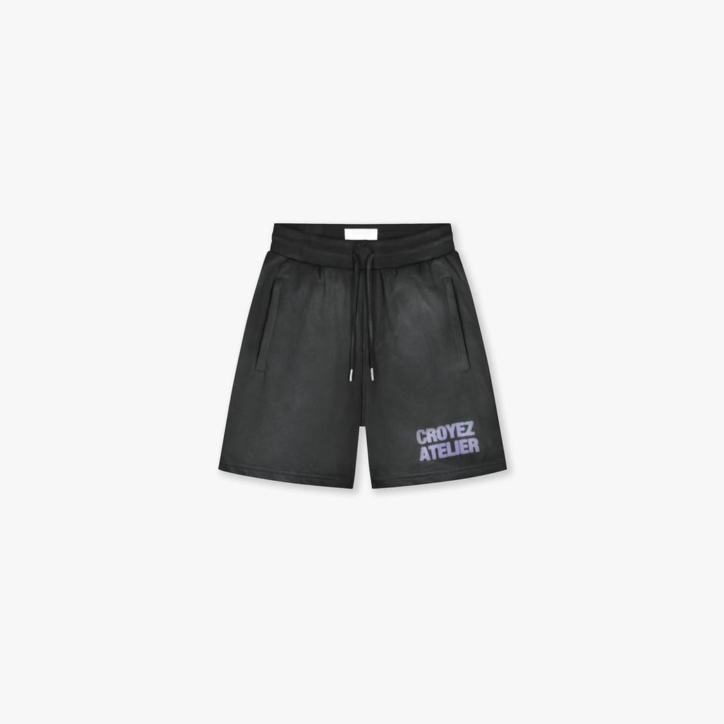 Sprayed Atelier Shorts Black